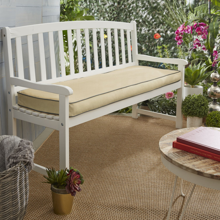 Sunbrella Outdoor Bench Cushion Reviews Birch Lane